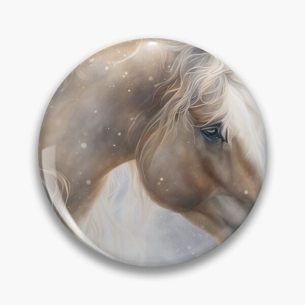 Item preview, Pretty Horse in the Snbow with Wavy Mane Palimino  designed and sold by Stephanie Laird.