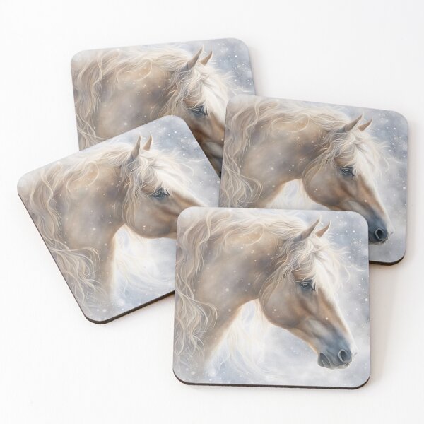 Item preview, Pretty Horse in the Snbow with Wavy Mane Palimino  designed and sold by Stephanie Laird.