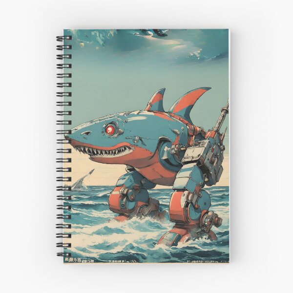 Item preview, Mecha (shark bravo) designed and sold by BoxcarDesigns.