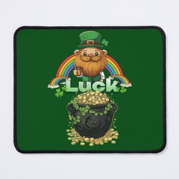 Item preview, Leprechaun's Fortune - Cheerful Irish Luck and Rainbow Illustration designed and sold by Sir Meow Meow.
