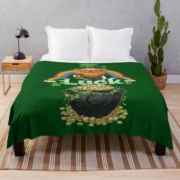 Item preview, Leprechaun's Fortune - Cheerful Irish Luck and Rainbow Illustration designed and sold by Sir Meow Meow.