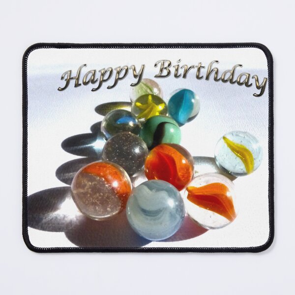Artikelvorschau, Alles Gute zum Geburtstag, Murmeln entworfen und verkauft von Frankie Cat Photography.