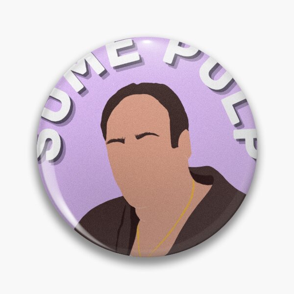 Artikelvorschau, Tony Soprano Some Pulp Print Lila entworfen und verkauft von LuckyPrints Ltd.