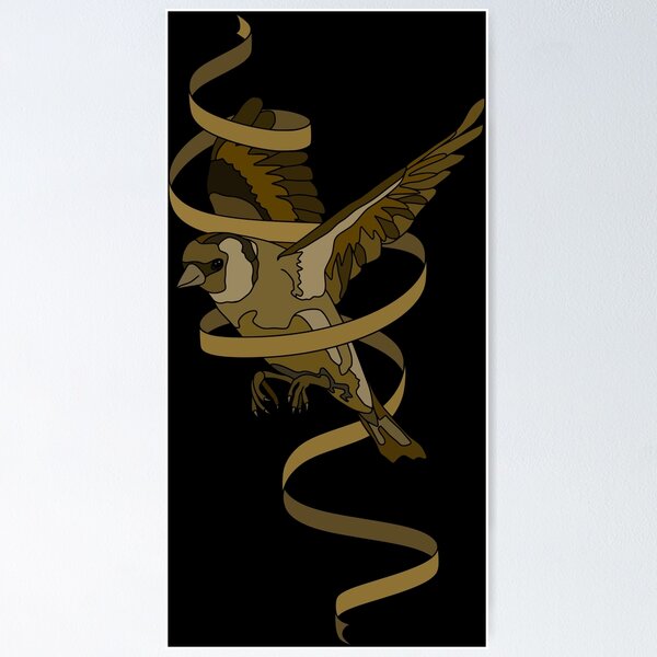 Item preview, The Darkest Gold - Goldfinch Art - Auras designed and sold by aliciakatharina.