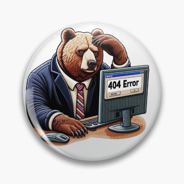 Item preview, Bewildered Bear at Computer designed and sold by #Adulting Central.