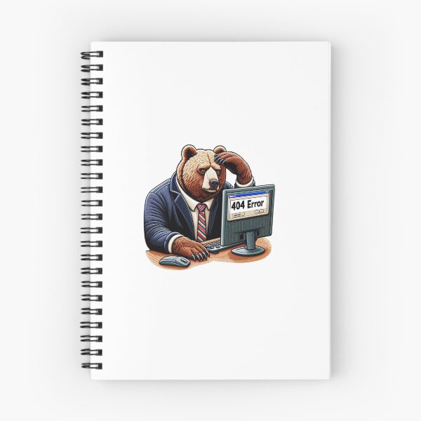 Item preview, Bewildered Bear at Computer designed and sold by #Adulting Central.