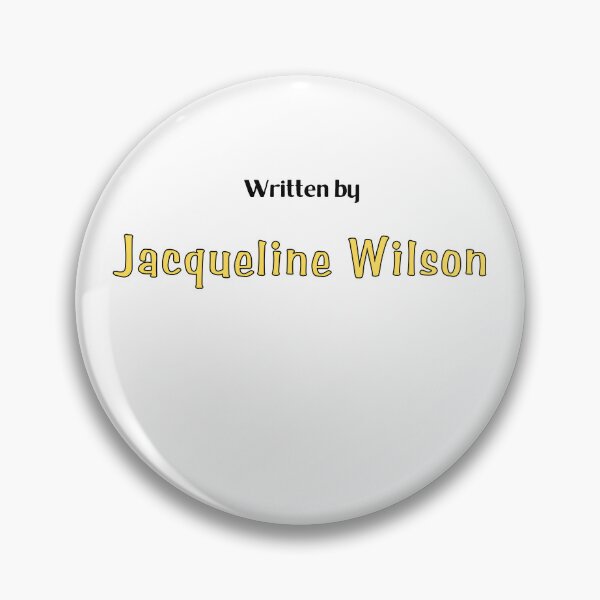 Item preview, Written by Jacqueline Wilson / kids teen author bookworm sticker designed and sold by LaundrySalt.
