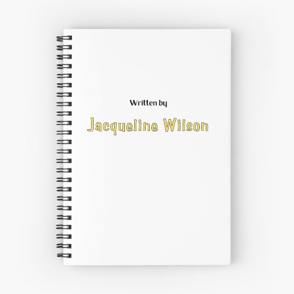 Item preview, Written by Jacqueline Wilson / kids teen author bookworm sticker designed and sold by LaundrySalt.
