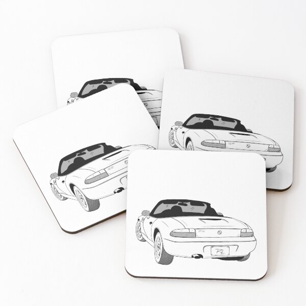 Item preview, #10 - German Roadster - Road Trip Ready by RL White background designed and sold by LCNT-ART.