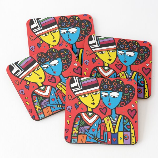 Item preview, Love is Blooming Happy Valentines Day Pop Art designed and sold by sheprint.