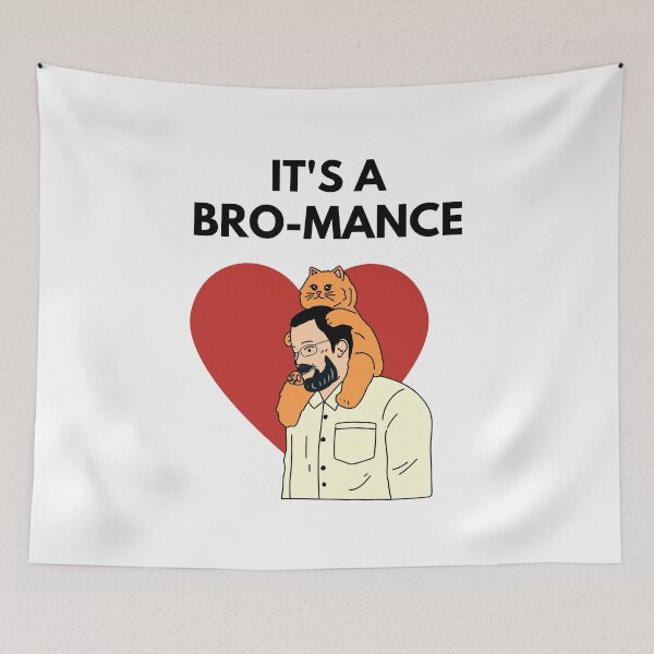 Item preview, It’s a bro-mance, ginger Persian cat dad designed and sold by BritishDelights.