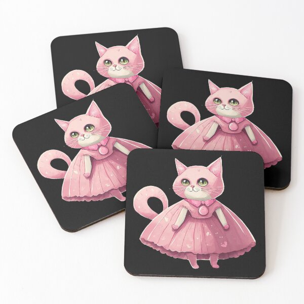 Item preview, Cat in Pink Dress designed and sold by DesignsPrints.