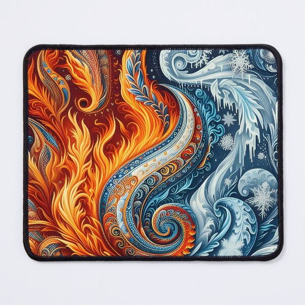 Item preview, Fire And Ice Paisley designed and sold by PaisleyPassion1.