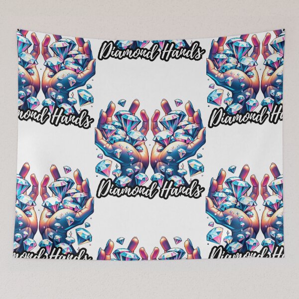 Item preview, Diamond Hands when Investing in Stocks and Crypto designed and sold by kylmllr101684.