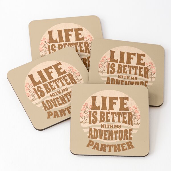 Item preview, Life is better with my adventure partner designed and sold by InspireHubWear.