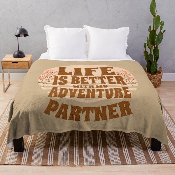 Item preview, Life is better with my adventure partner designed and sold by InspireHubWear.