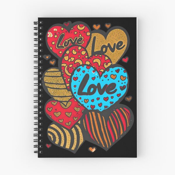 Item preview, Love Love Love Patterned Hearts designed and sold by BNikiDesigns.