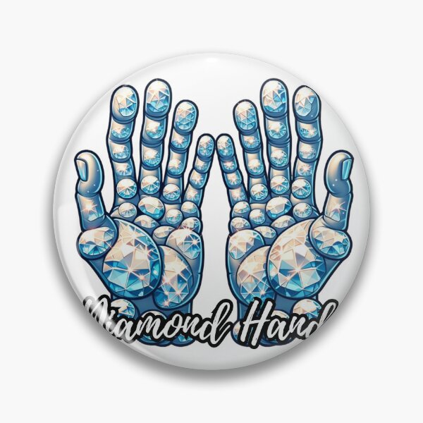Item preview, Diamond Hands for Investing in Crypto and Stocks designed and sold by kylmllr101684.