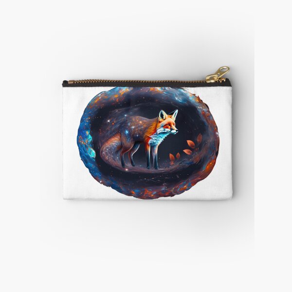 Item preview, Galactic Fox and Celestial Leaves Digital Art designed and sold by WASABIgreen.