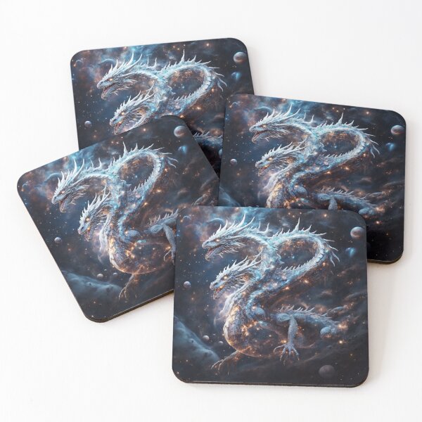 Item preview, Imaginary White Cosmic Dragon designed and sold by LunarNebula.