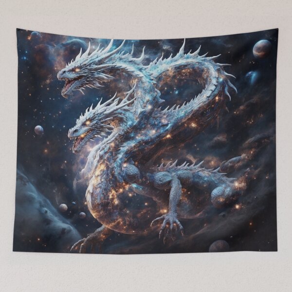 Item preview, Imaginary White Cosmic Dragon designed and sold by LunarNebula.
