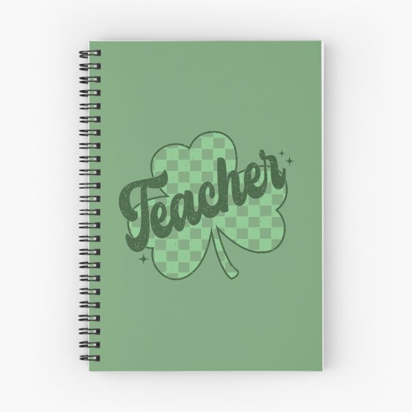 Item preview, Lucky Teacher Green Checkerboard Shamrock St Patrick's Day designed and sold by ArtMeetsPizza.