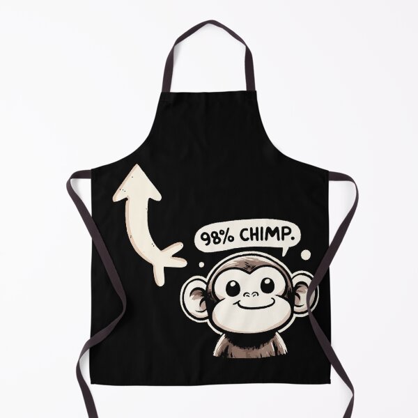 Item preview, 98 Percent Chimp Monkey designed and sold by DoodleDashShop.