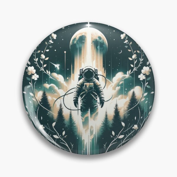 Item preview, Astronaut in the Mystic Forest designed and sold by SunkenCost.