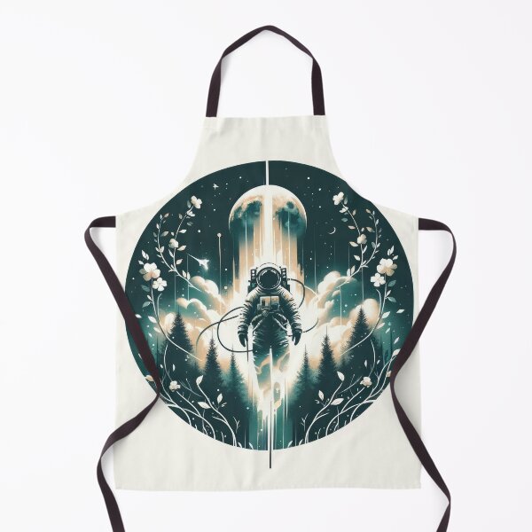 Item preview, Astronaut in the Mystic Forest designed and sold by SunkenCost.