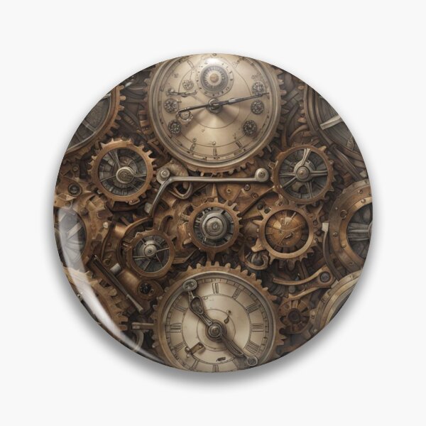 Artikelvorschau, Steampunk-Zahnradmuster, abstrakte Kunst, Fantasie entworfen und verkauft von Burn-Ego.