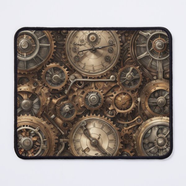 Item preview, Steampunk Gears Pattern, Abstract Art, Fantasy designed and sold by Burn-Ego.