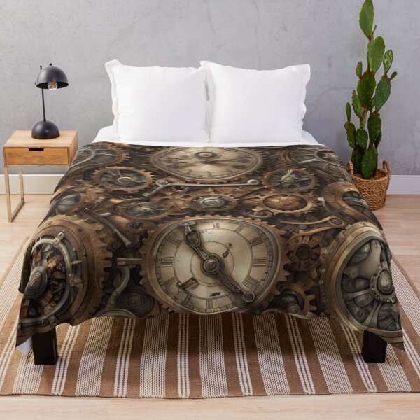 Item preview, Steampunk Gears Pattern, Abstract Art, Fantasy designed and sold by Burn-Ego.