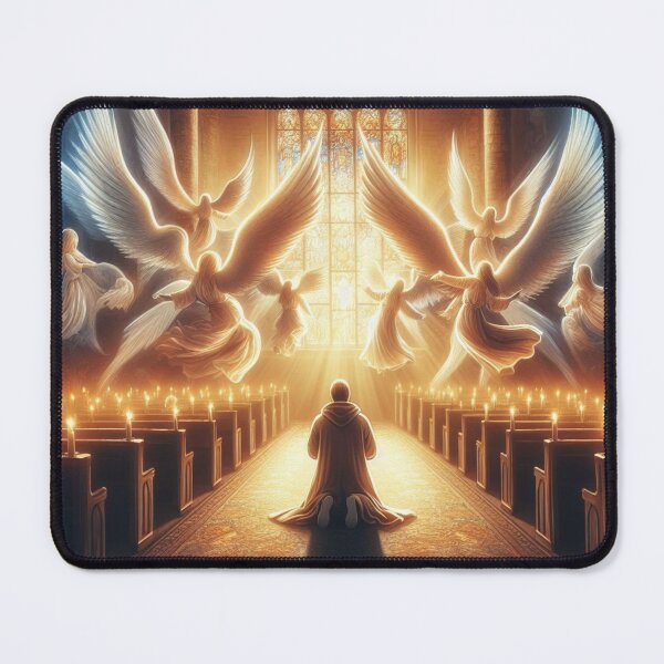 Item preview, Angels surrounding in prayer designed and sold by JesusClub.