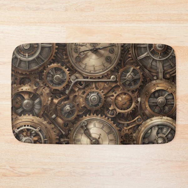 Item preview,  Steampunk Gears Pattern, Abstract Art, Fantasy designed and sold by Burn-Ego.