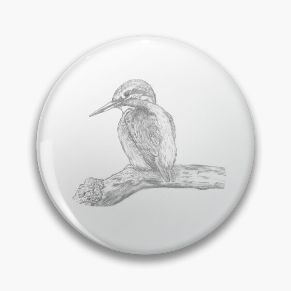 Item preview, kingfisher designed and sold by GRINspiration.