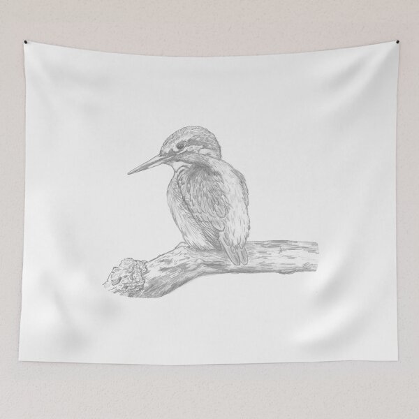 Item preview, kingfisher designed and sold by GRINspiration.