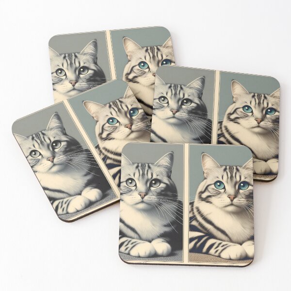 Item preview, Whisker Waltz: American Bobtail Elegance designed and sold by BastKittyStore.
