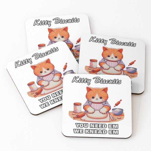 Item preview, Kitty Biscuits - Funny Gift Cat Beaking designed and sold by tee snap.