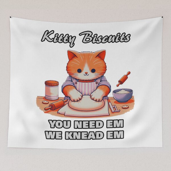 Item preview, Kitty Biscuits - Funny Gift Cat Beaking designed and sold by tee snap.
