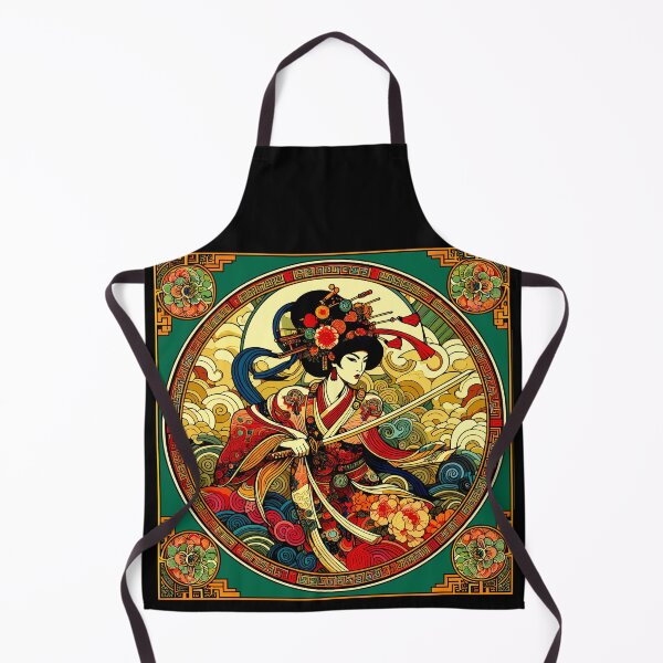 Item preview, Chinese Swordswoman Warrior Princess Art Deco Style designed and sold by Roger-C.