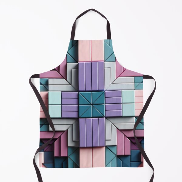 Item preview,  Futuristic Geometric Pink, Purple, Aqua And Light Blue Artwork designed and sold by mymagicstoreus.
