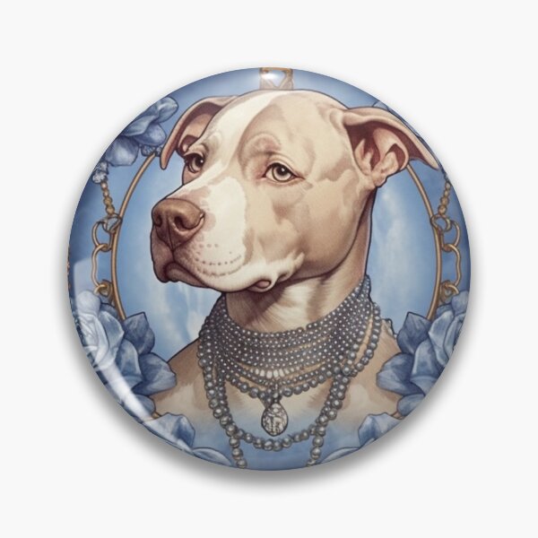 Item preview, Vintage Pit Bull designed and sold by Nocturne  Paws.