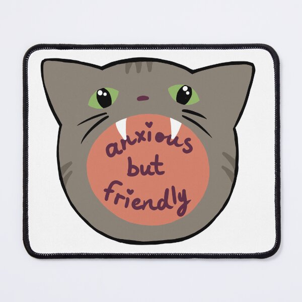 Item preview, Anxious tabby cat designed and sold by forget-mei-not.