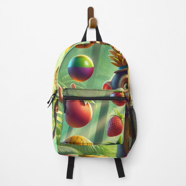 Item preview, Monkey juggling bunch of fruits designed and sold by yodabi.