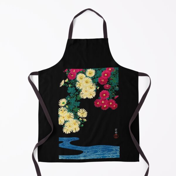 Item preview, Chrysanthemums & Running Water, Ohara Koson, Japan designed and sold by RocketshipRetro.