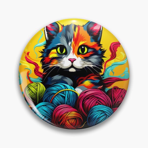 Item preview, Rainbow funny and cheerful kitten.  designed and sold by Zofia Sosnecka.