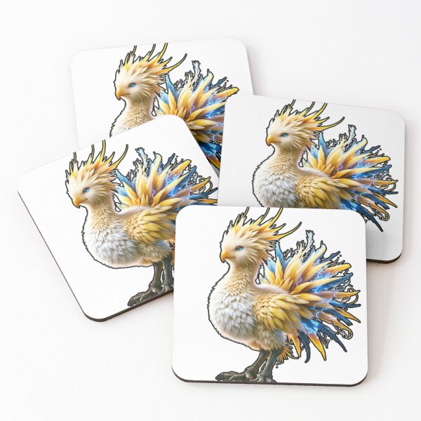 Item preview, Electric Chocobo with Thick Outline Fantasy Bird from PRG designed and sold by kylmllr101684.