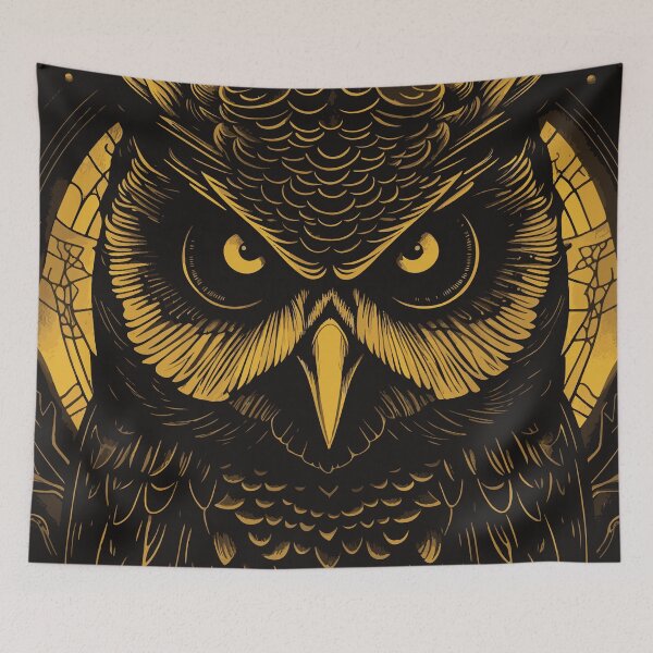 Item preview, Menacing owl. designed and sold by maulbang.