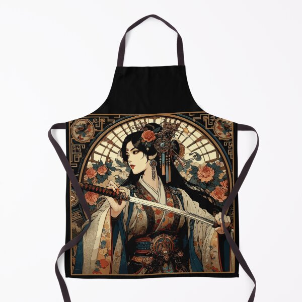 Item preview, Chinese Swordswoman Female Warrior Art Deco Style designed and sold by Roger-C.