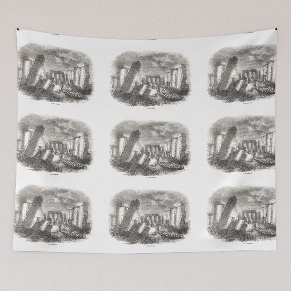 Item preview, Stonehenge prehistoric monument, England designed and sold by artfromthepast.